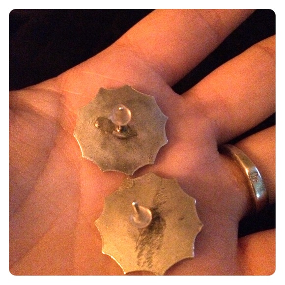 Fendi mid century Stirling silver antique earrings - Picture 5 of 8